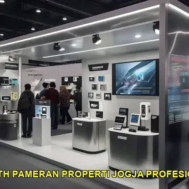 booth pameran properti jogja profesional